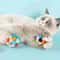 Cat Plush Ball Toy Set Interactive Wool Bell Balls For Play 3
