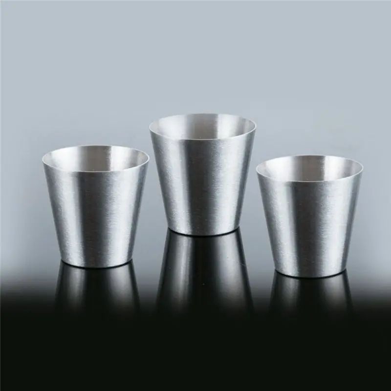 Portable Stainless Steel Mini Cup Set With Case For Travel 14