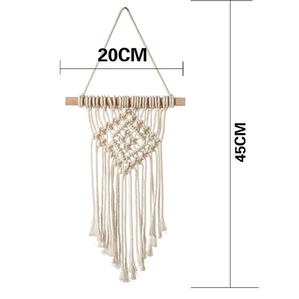 Handwoven Macrame Wall Hanging Bohemian Home Decor Tapestry 1