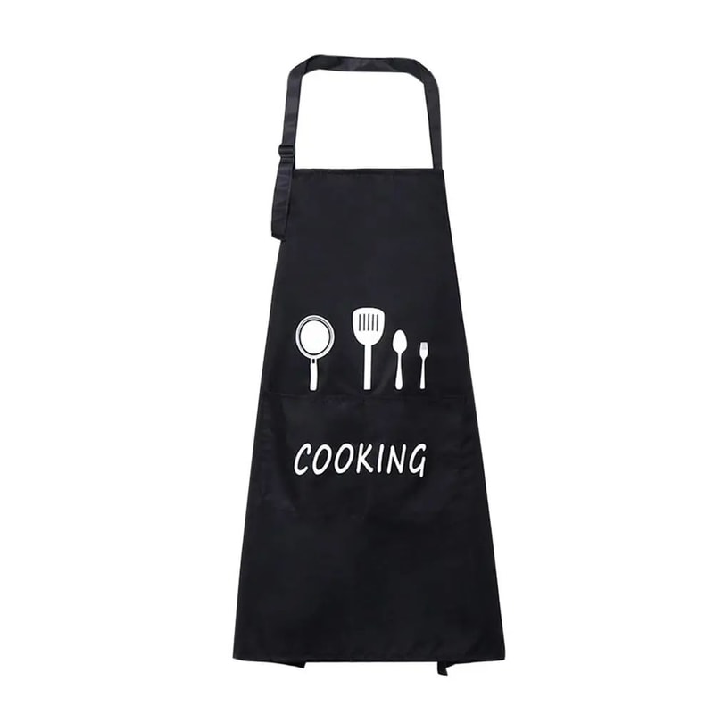 Unisex Cotton Denim Kitchen Apron Chef Cooking Uniform 7