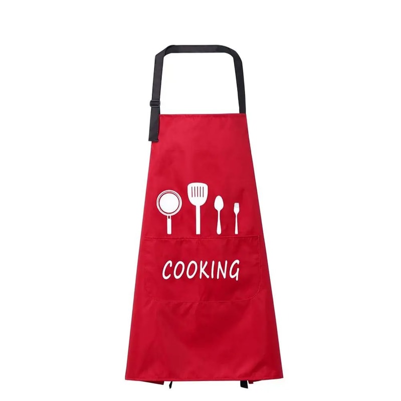 Unisex Cotton Denim Kitchen Apron Chef Cooking Uniform 9