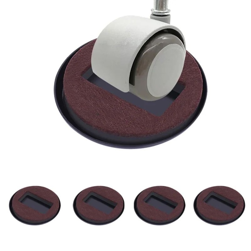 Chair Wheel Stopper Caster Cups Floor Protector Anti Slip Pads 14