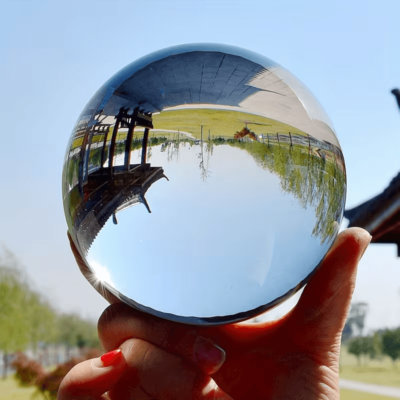 nature photography using crystal ball