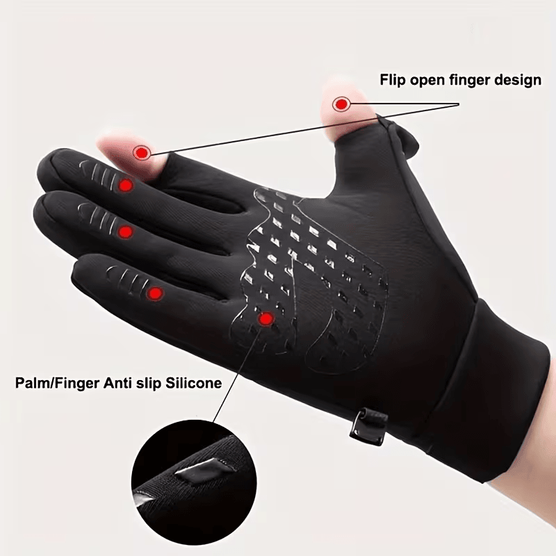 Convertible gloves for winter work