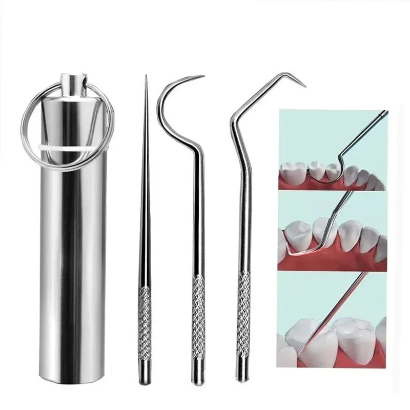 Stainless Steel Reusable Toothpick Set 11