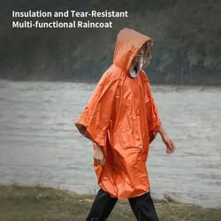 emergency waterproof rain poncho