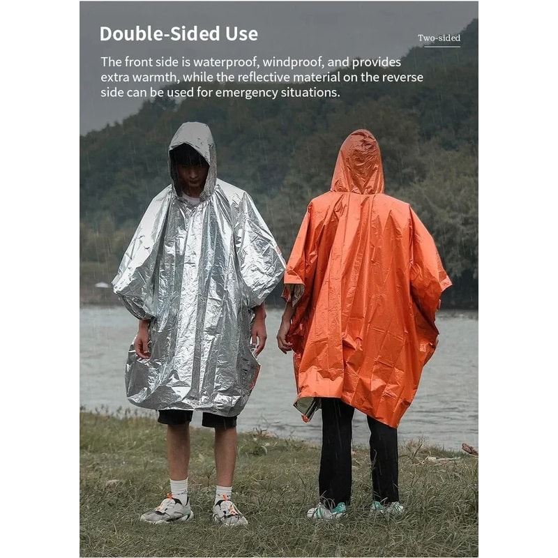 Emergency Waterproof Rain Poncho 7