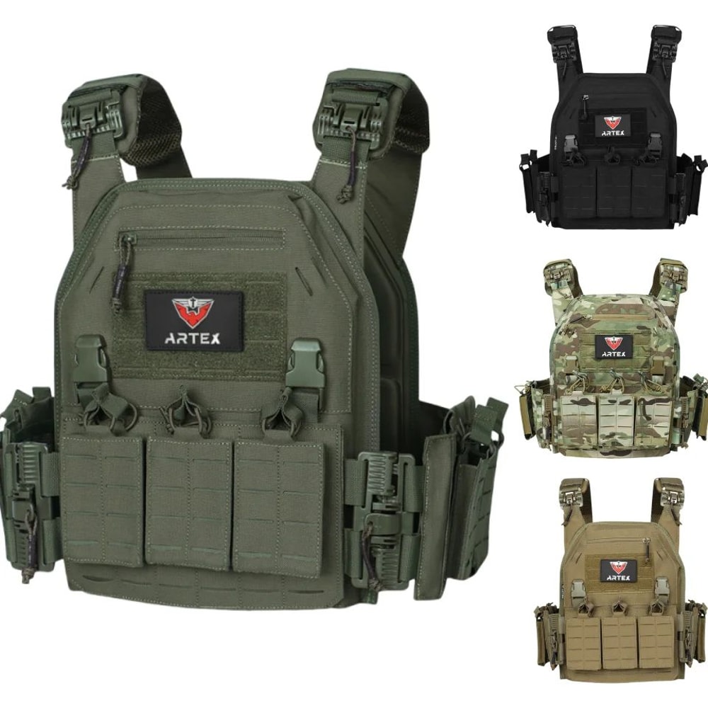 Ranger Green Tactical Plate Carrier Vest 0