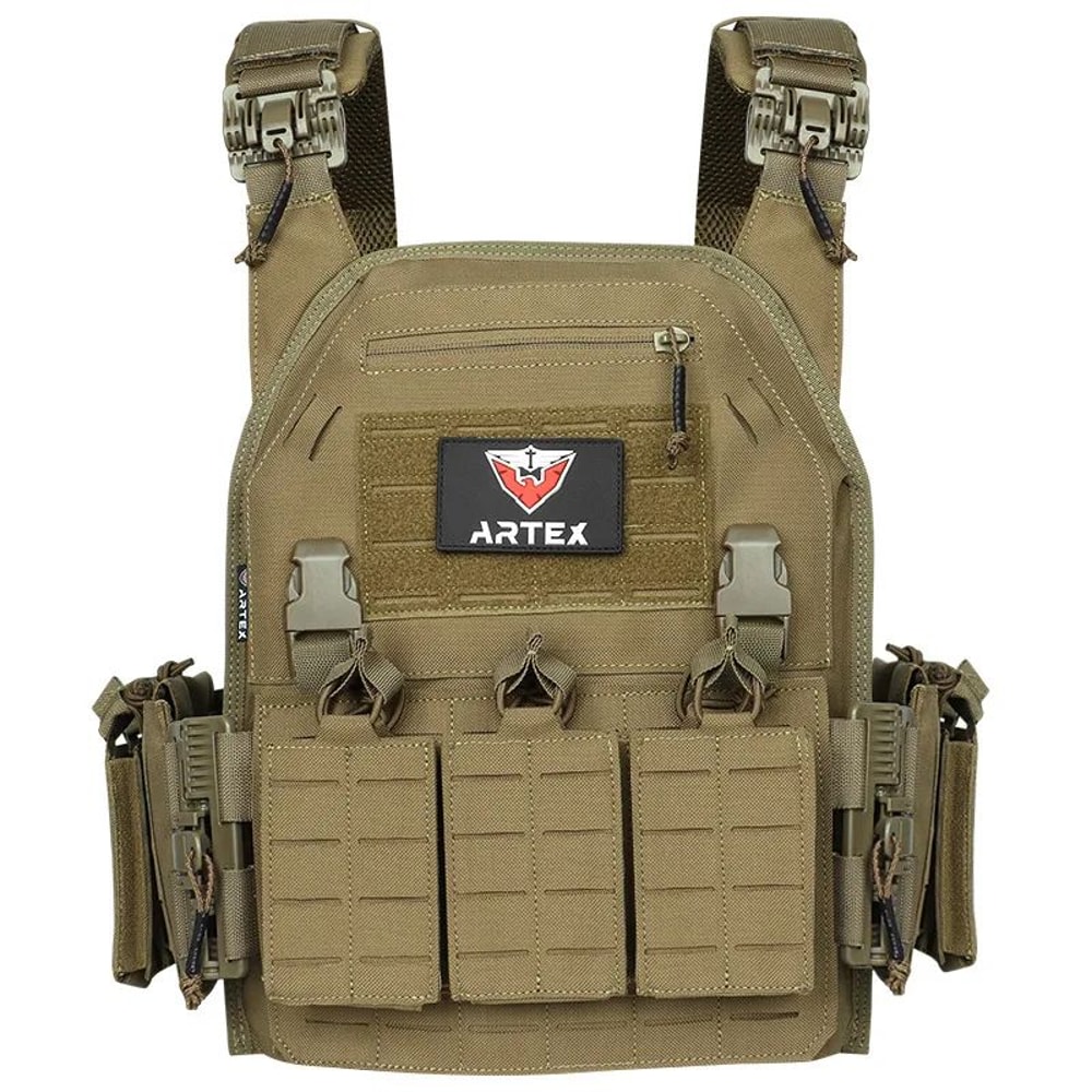 Ranger Green Tactical Plate Carrier Vest 15