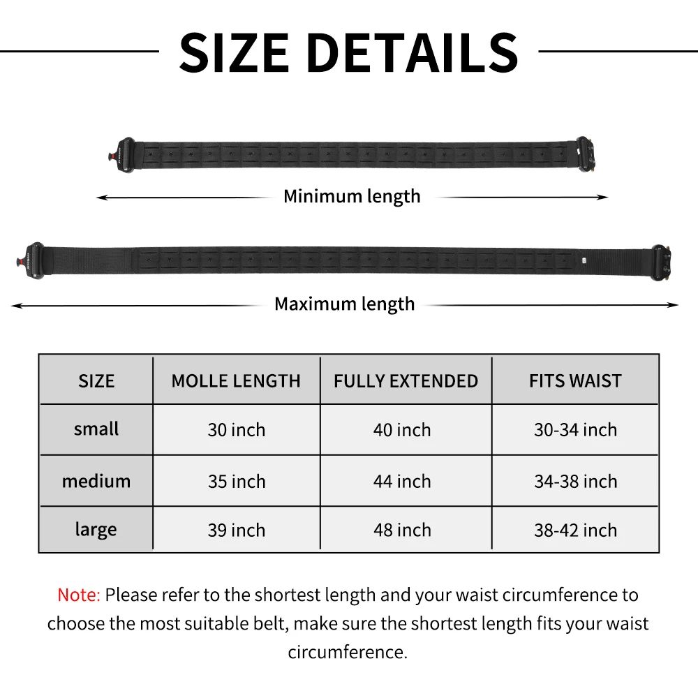 2 Inch Tactical Quick Release Belt 5