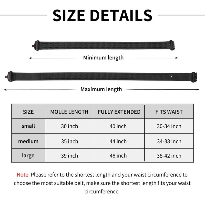 2 Inch Tactical Quick Release Belt 5