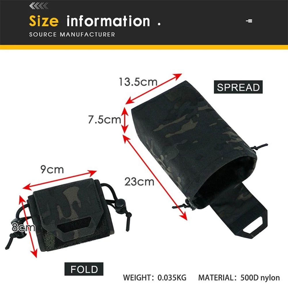 Tactical Foldable MOLLE Dump Pouch 4