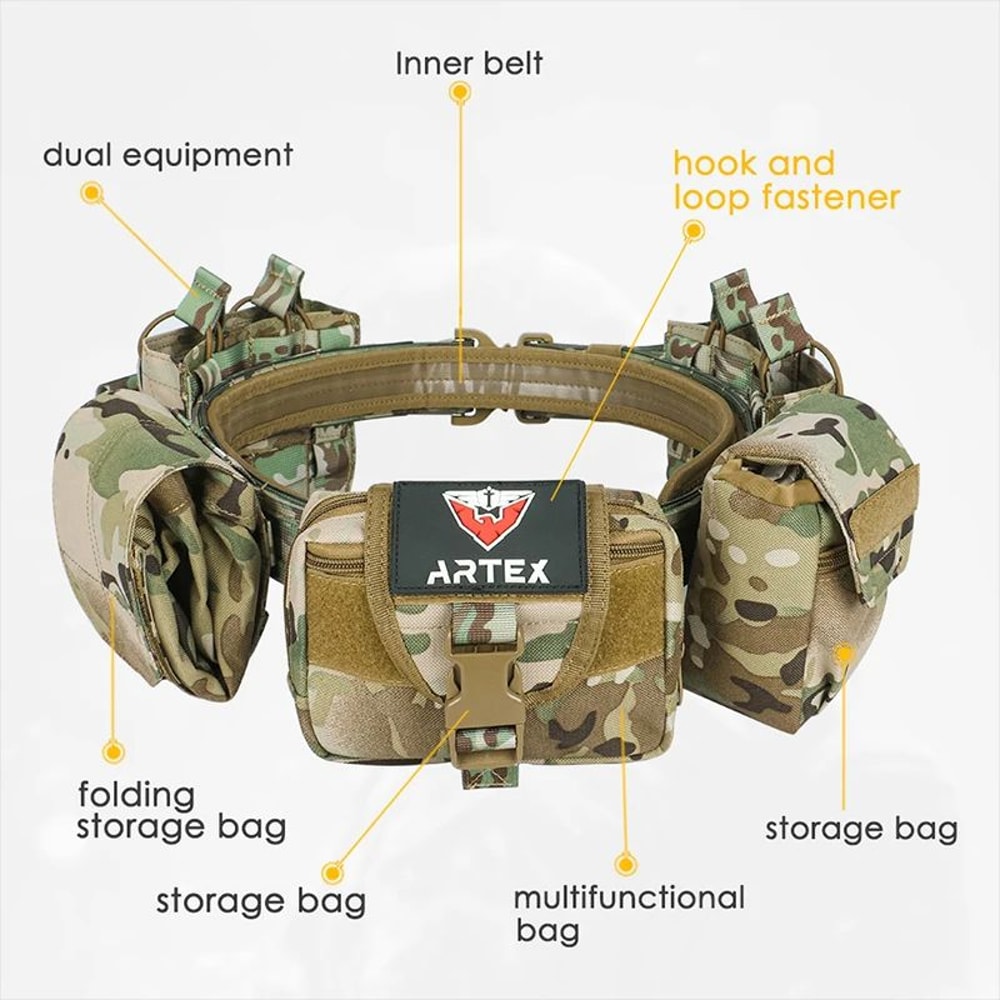 Outdoor Tactical Battle Duty Belt Set 1