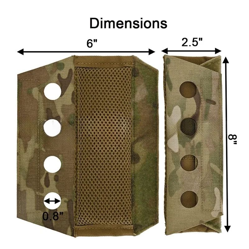Tactical Plate Carrier Shoulder Pad Set 5