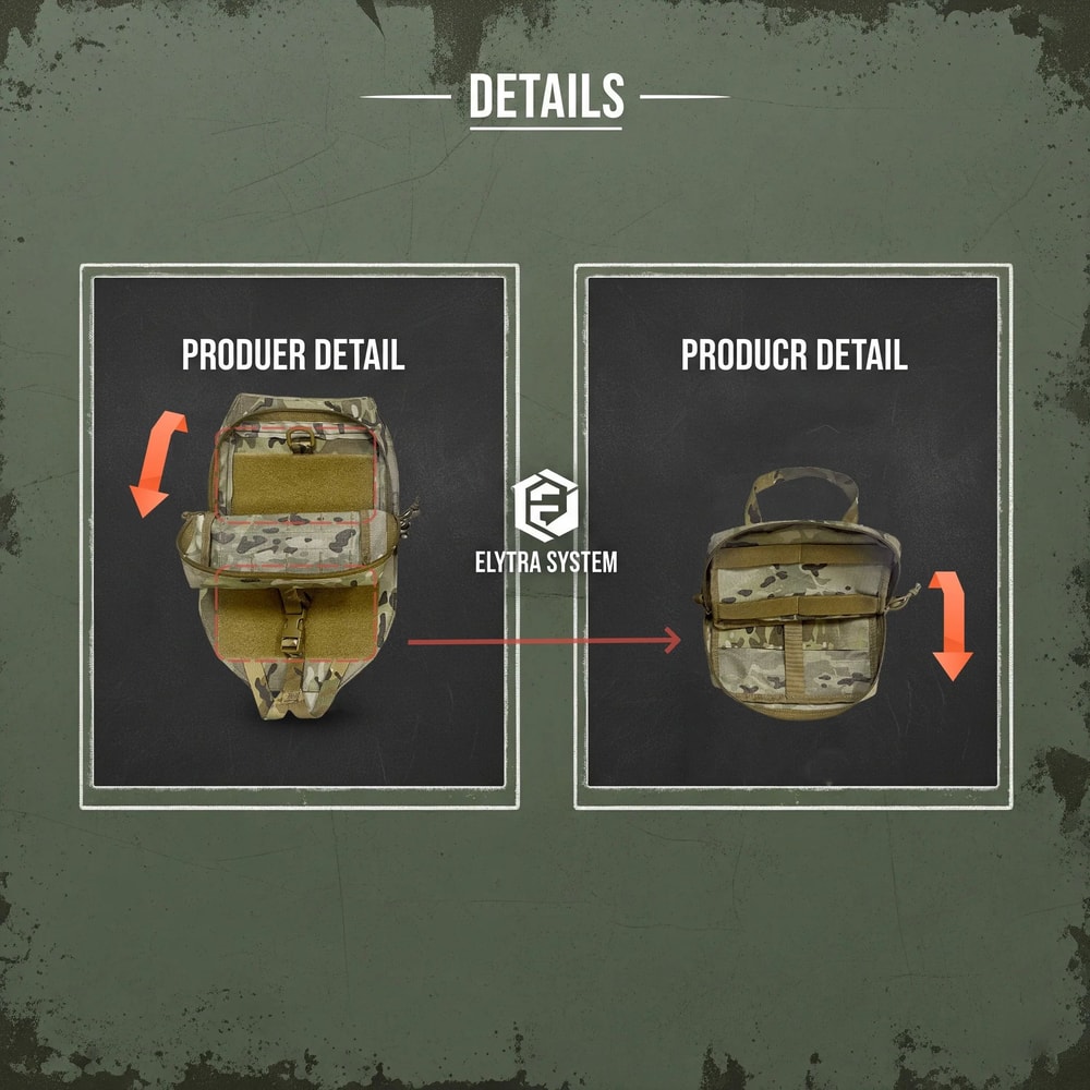 Tactical Plate Carrier Backboard Pouch 6