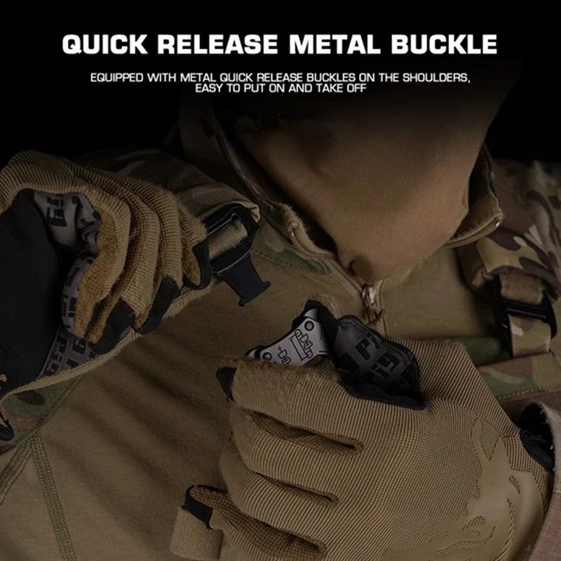 Modular Tactical Plate Carrier Vest 8