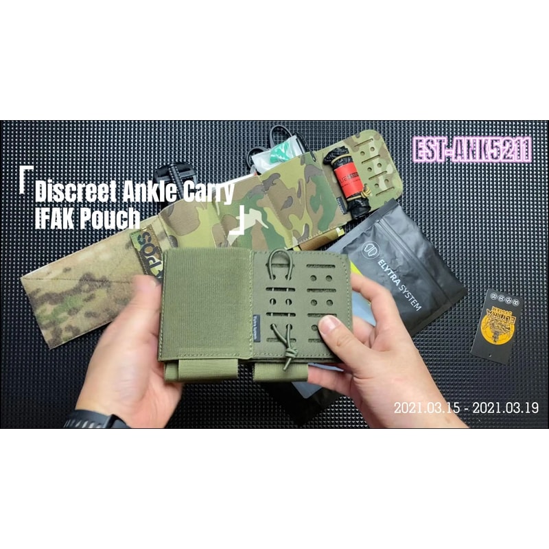 Tactical Ankle Carry IFAK Pouch 4