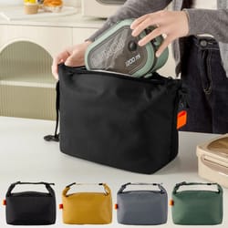 large capacity insulated lunch bag