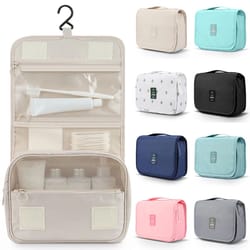 hanging travel toiletry organizer bag