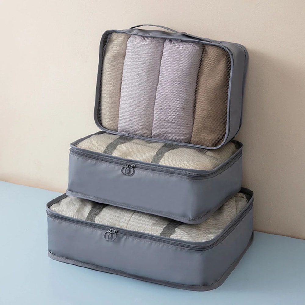 3 Piece Travel Clothing Storage Bag Set 13