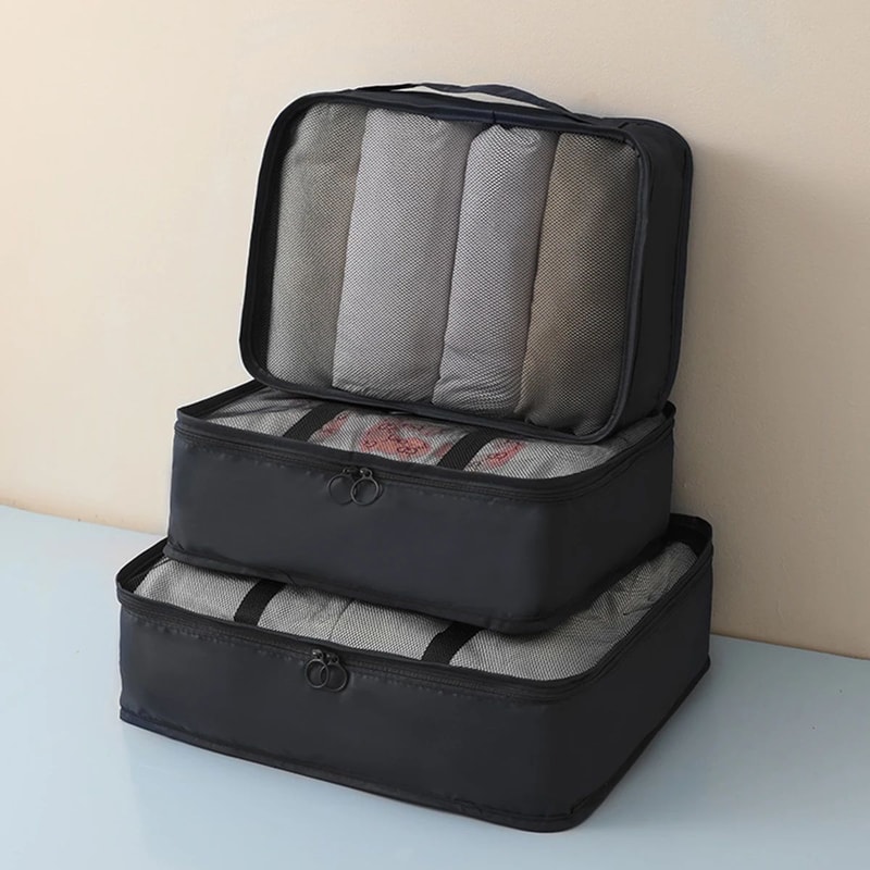 3 Piece Travel Clothing Storage Bag Set 14