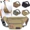 Canvas Tactical Crossbody Waist Bag 0
