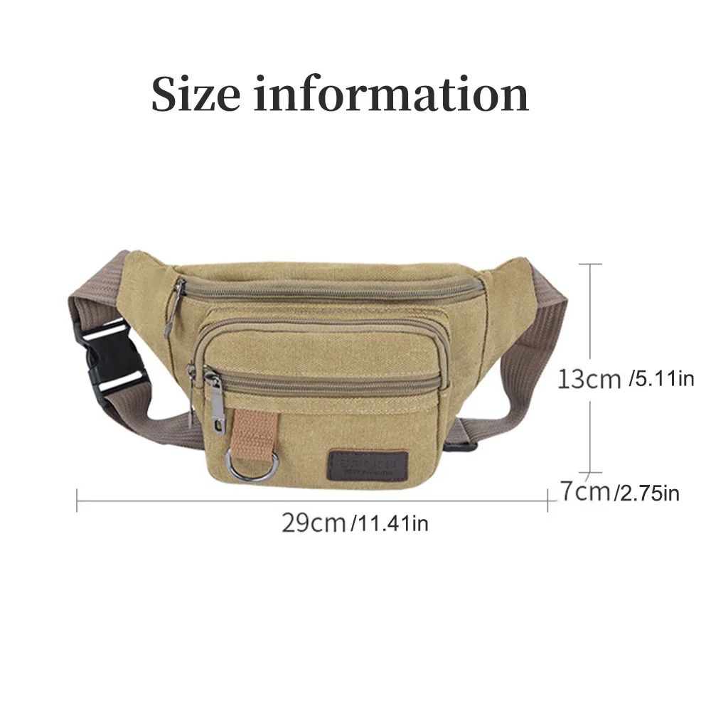 Canvas Tactical Crossbody Waist Bag 1