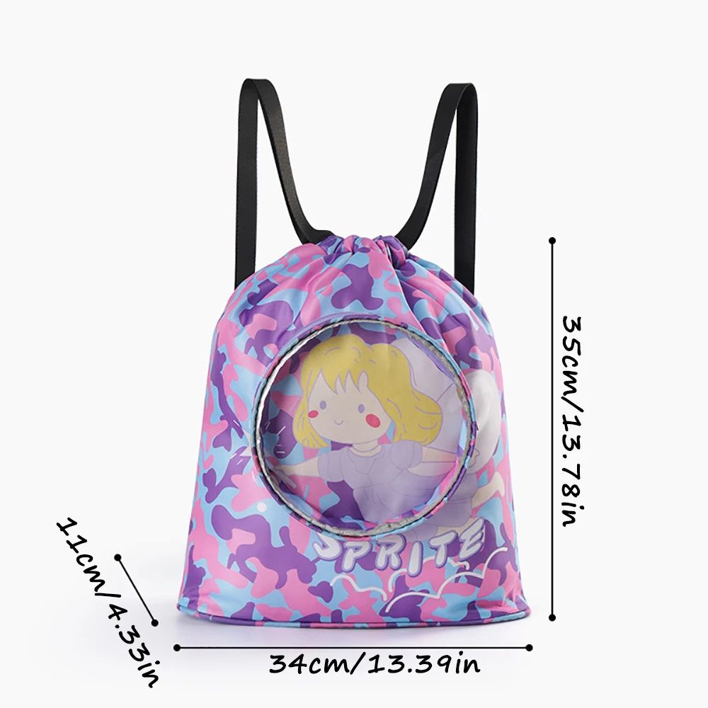 Cartoon Dry Wet Swimming Backpack 12