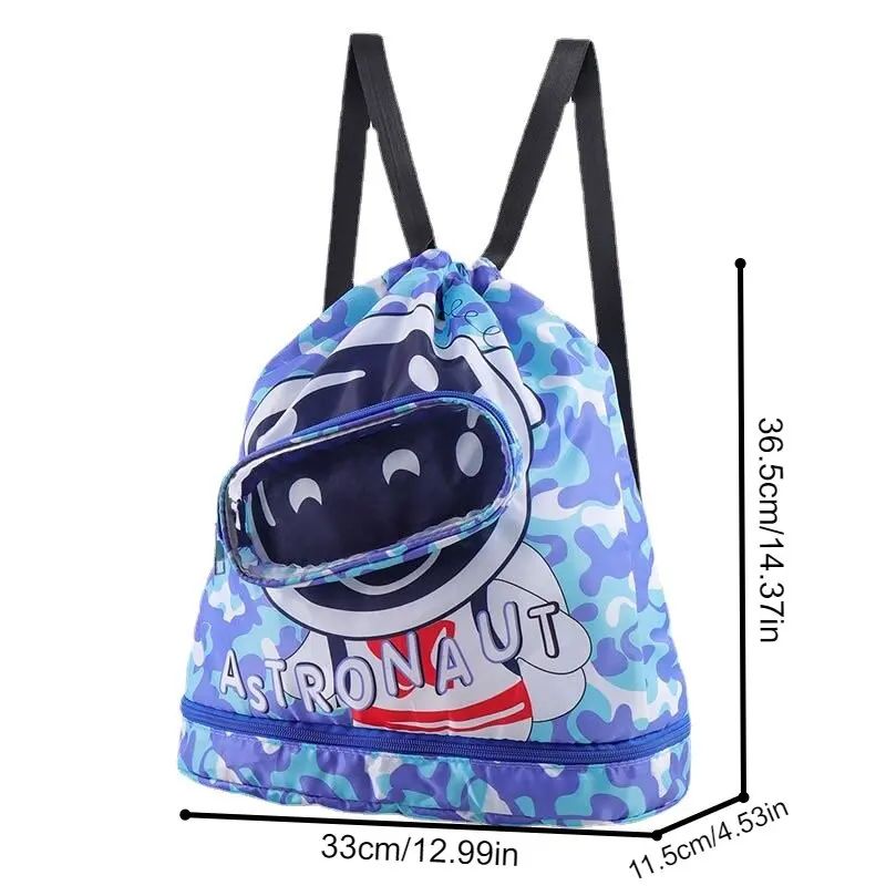 Cartoon Dry Wet Swimming Backpack 13