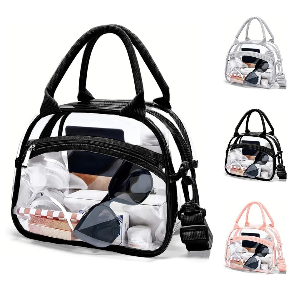 Transparent Lunch Bag With Shoulder Strap 0