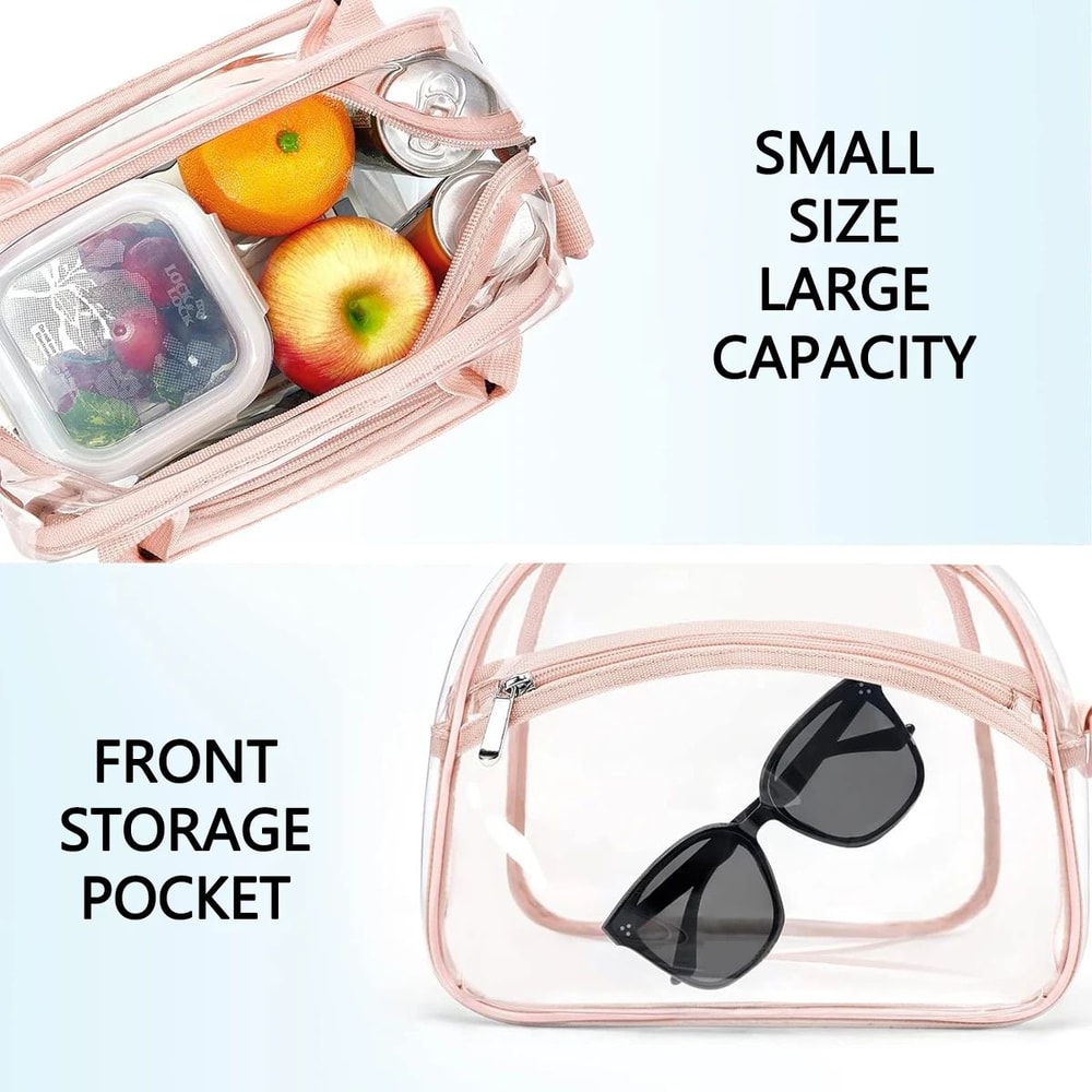 Transparent Lunch Bag With Shoulder Strap 4