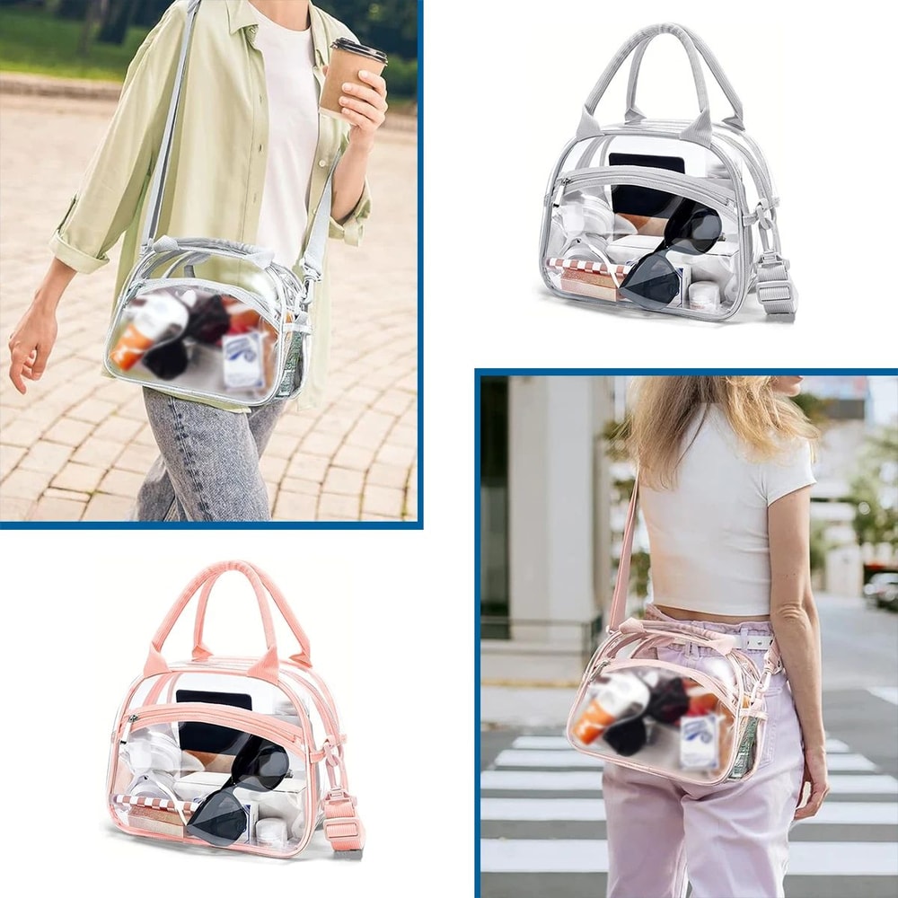 Transparent Lunch Bag With Shoulder Strap 5