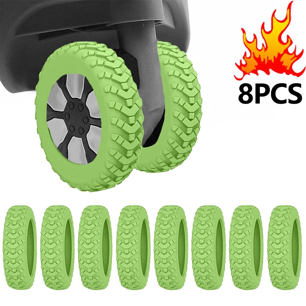 Silicone Luggage Wheel Protector Covers 13