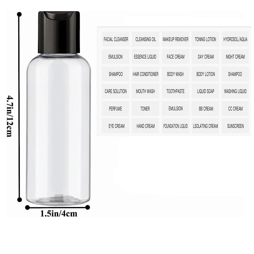 100ml Travel Cosmetic Bottle Set 1