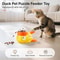 Duck Shaped Interactive Pet Feeder Toy 0