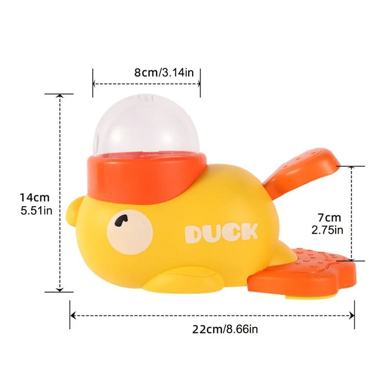 Duck Shaped Interactive Pet Feeder Toy 1