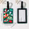 Floral Pattern Travel Luggage Tag Set 3