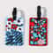 Floral Pattern Travel Luggage Tag Set 5
