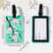 Floral Pattern Travel Luggage Tag Set 10