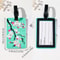 Floral Pattern Travel Luggage Tag Set 10