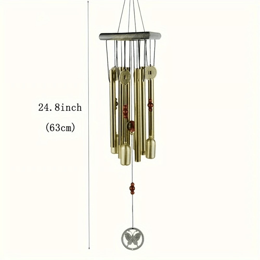 calming metal wind chimes garden