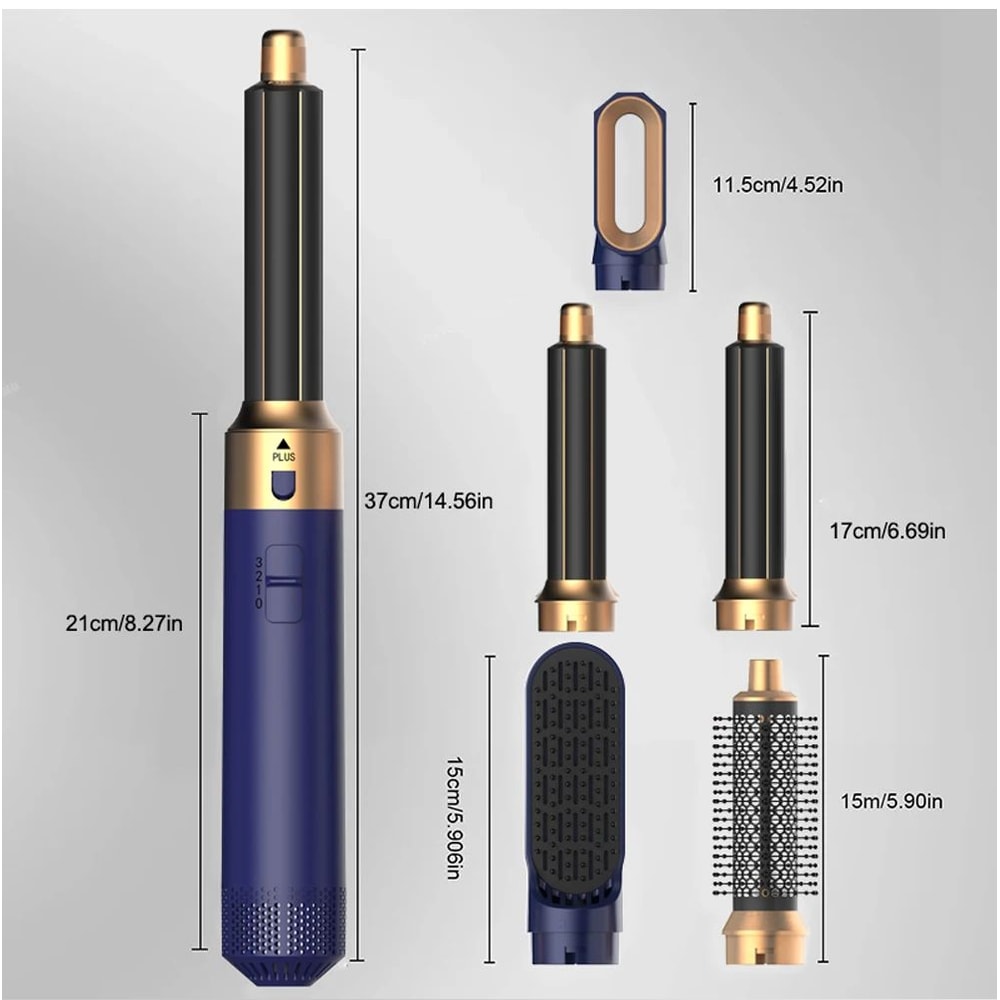 low noise hair styling brush in bathroom