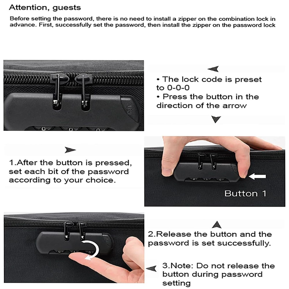 Lockable Document Organizer Briefcase 1