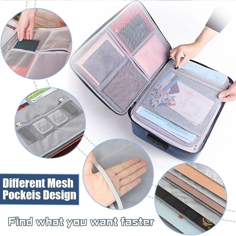 Lockable Document Organizer Briefcase 5