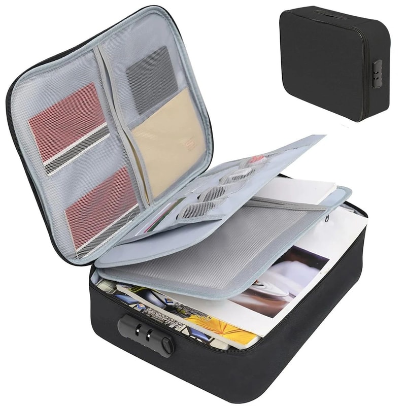 Lockable Document Organizer Briefcase 6