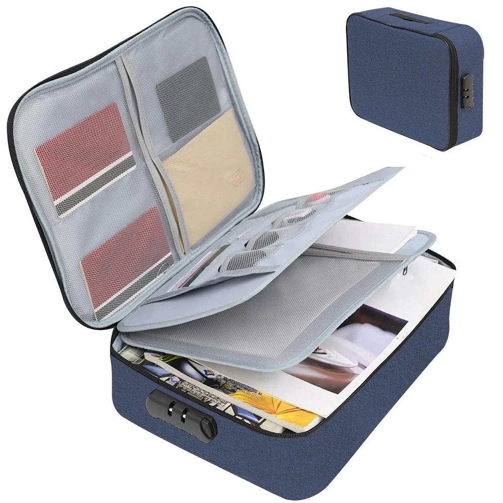 Lockable Document Organizer Briefcase 7