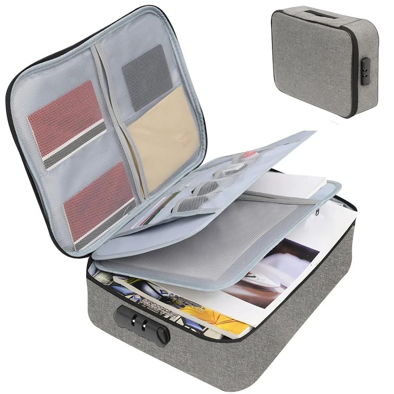Lockable Document Organizer Briefcase 8
