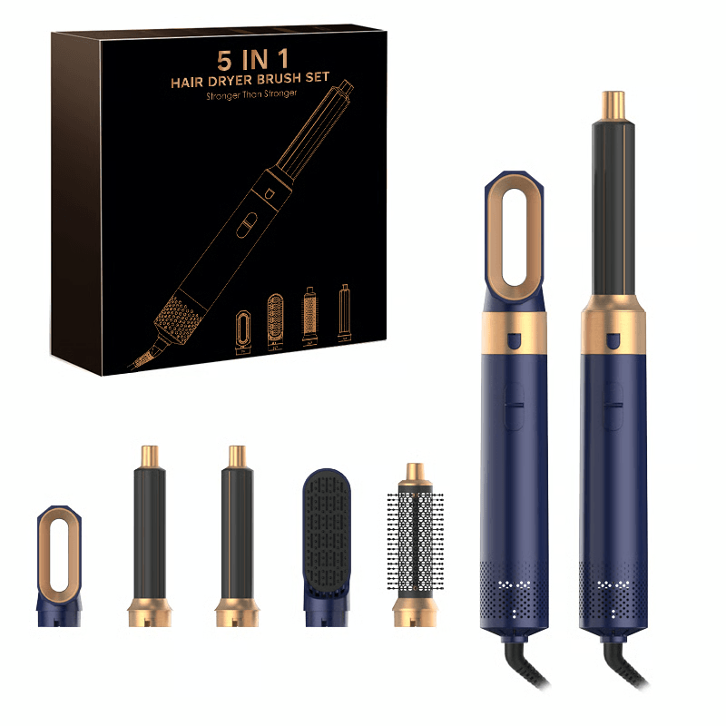 smoothing thick hair with air hair styler