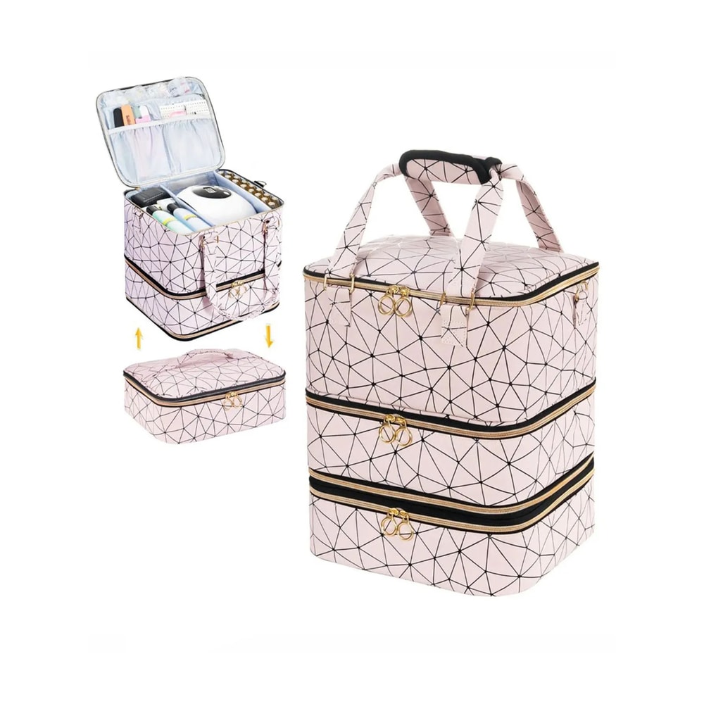 Three Layer Nail Polish Storage Bag 9