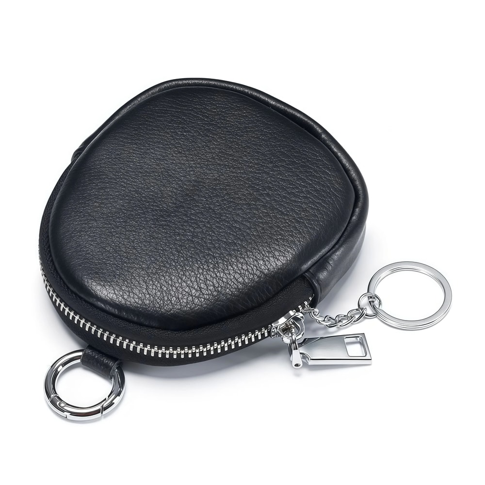 Leather RFID Keychain Wallet Pouch 7